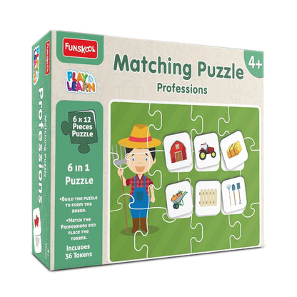 Funskool Matching Puzzle - Profession-Puzzles