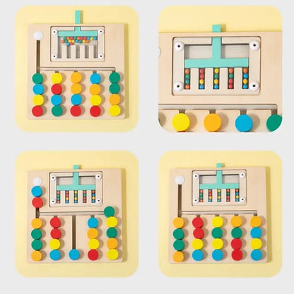 Logic Game 5 color - New Montessori children educational game toy.