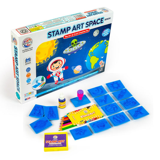 Stamp art- Space