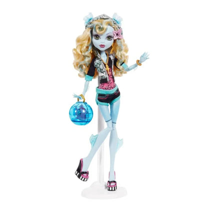 Mattel Monster High Lagoona Blue Reproduction Doll With Doll Stand & Accessories