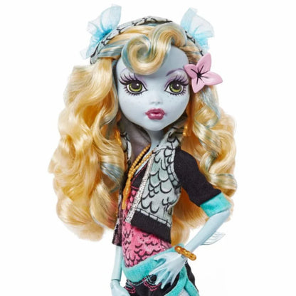 Mattel Monster High Lagoona Blue Reproduction Doll With Doll Stand & Accessories