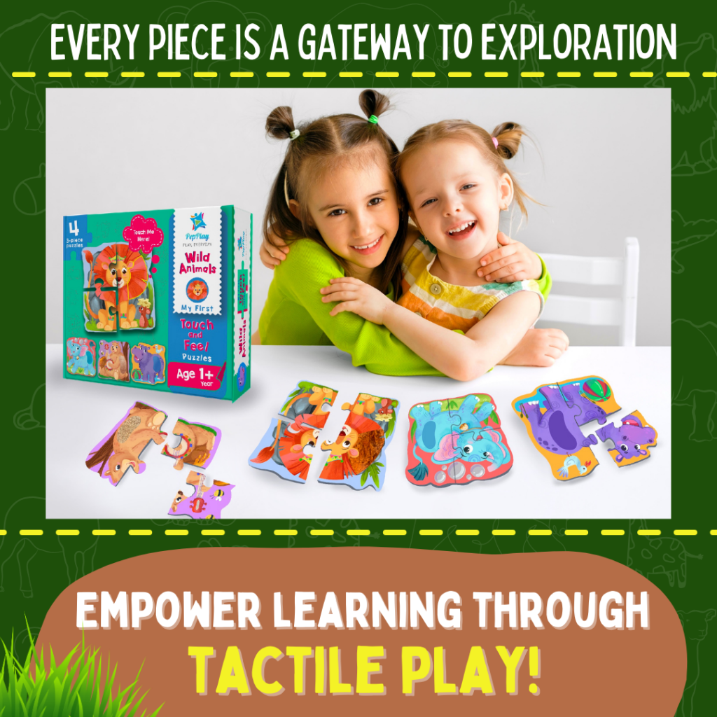 My First Touch & Feel Puzzles – Wild Animals