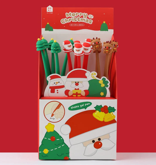 Christmas Theme Toper Floppy Pen - 1 pc