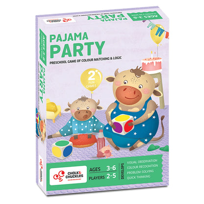 Preschool Logical Thinking Game - Pajama Party