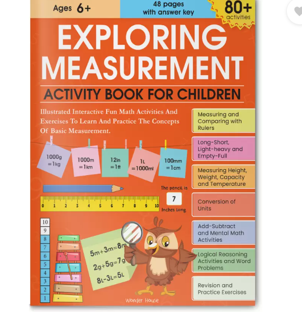 Exploring Measurement Activity Book for Children