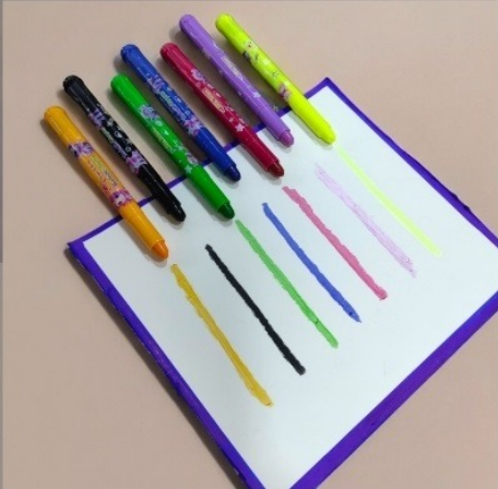 Silky Washable Crayons- 24 pcs