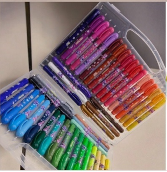 Silky Washable Crayons- 48 pcs