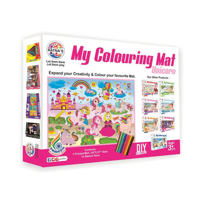 Colouring Mat for Kids | Reusable Mat | Activity game for Kids