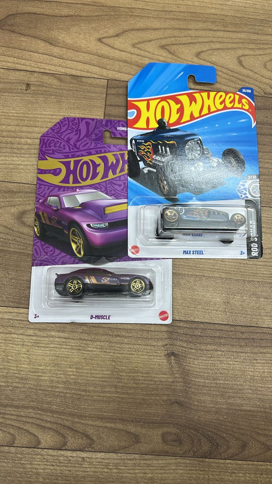 Anniversary Hot Wheels B Muscle and Single Hot Wheels Car Max Steel