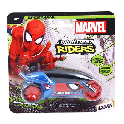 Skoodle Marvel Pull-Back Rider Bike