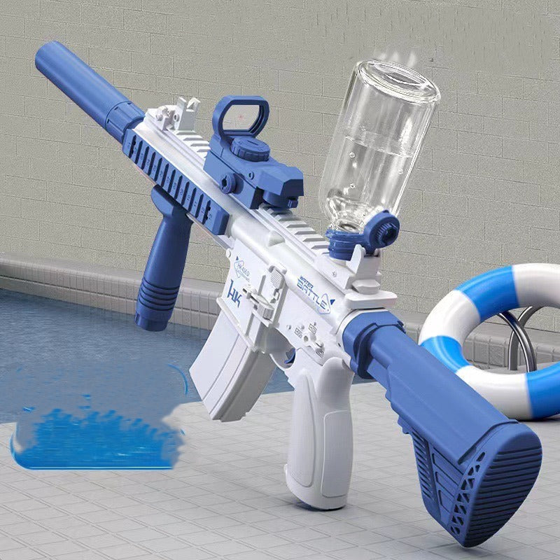 M416 Electric Water Gun Toy with 25-30Ft Range | Self-Filling | Rechargeable | High Pressure Mechanism for Kids and Outdoor Water Fun