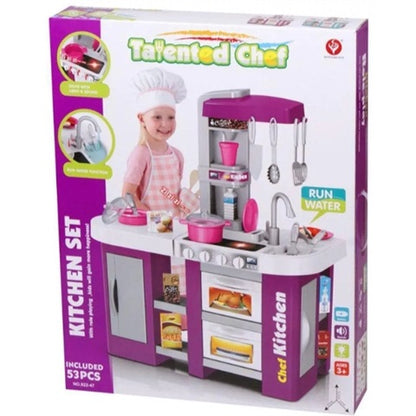 Talented Chef Kitchen Set With Music 53 Pieces - Multi Color