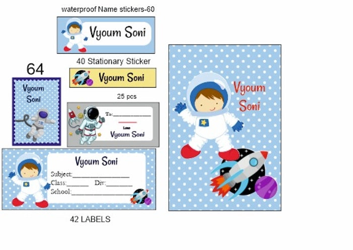 Personalised Stickers, Labels and Tag Hamper (Combo)