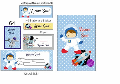 Iron on Labels & Personalised Labels and Sticker Combo