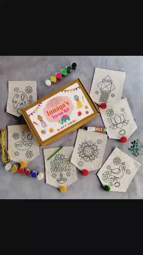 Diwali DIY Toran Kit for Kids- Personalised