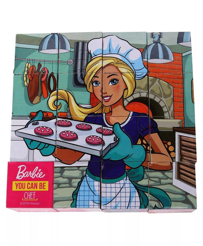 RATNA'S Barbie 6 in 1 Career Oriented Picture Blocks for Girls.