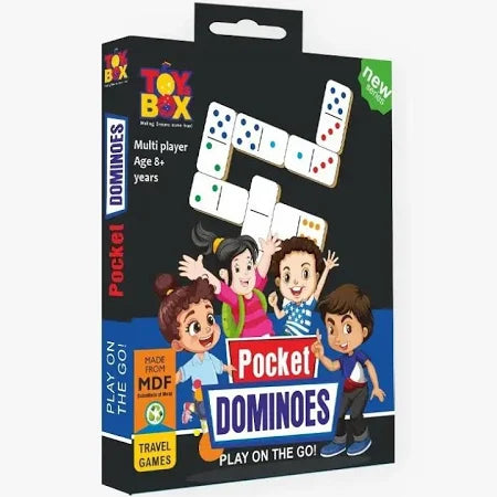 Pocket Dominoes Game With Mdf Wooden Tiles